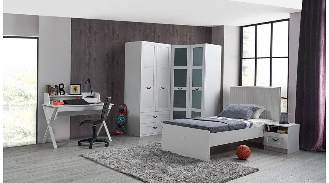 Nova Köşe Dolaplı Genç Odası