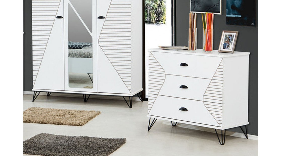 Troya Beyaz Genç Odası Takımı