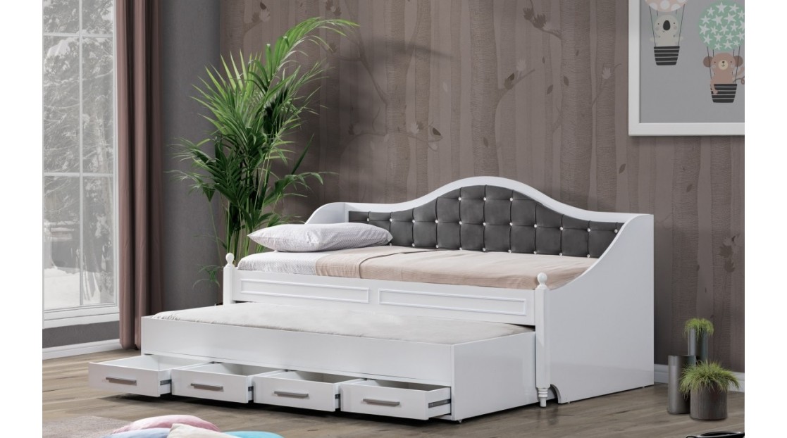 Nergis Yavrulu Karyola (3 Renk)