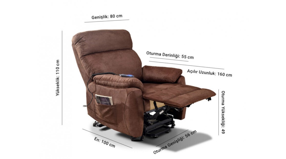 Asansörlü Motorlu  Tv - Baba Koltuğu