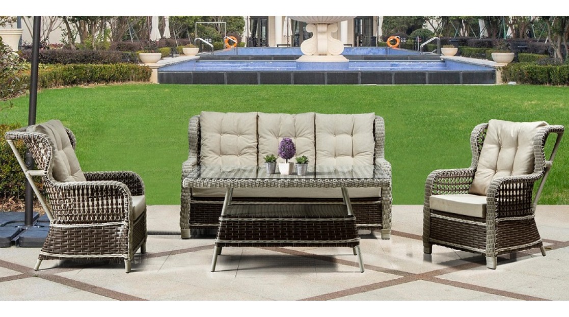 Menekşe Rattan Bahçe Takımı