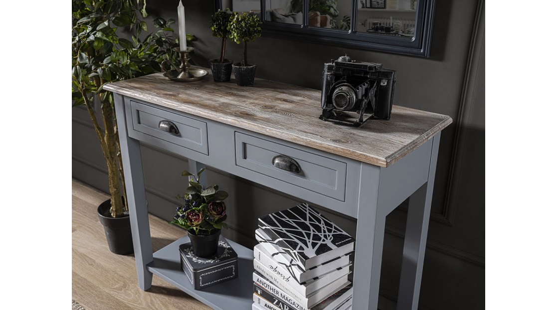 Kayla Masif-Gri Dresuar 