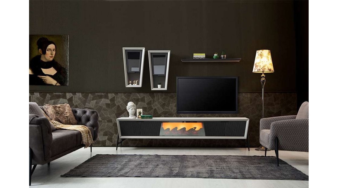 Küba Şömineli Tv Ünite