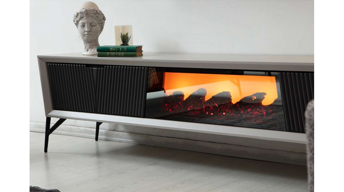 Küba Şömineli Tv Ünite