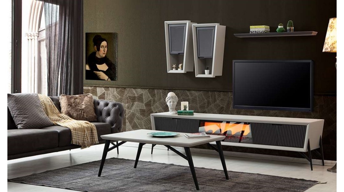 Küba Şömineli Tv Ünite