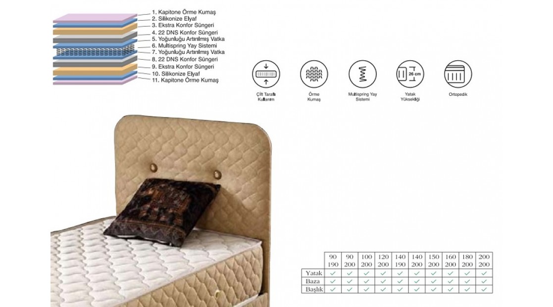 Sofia Tek Kişilik Set