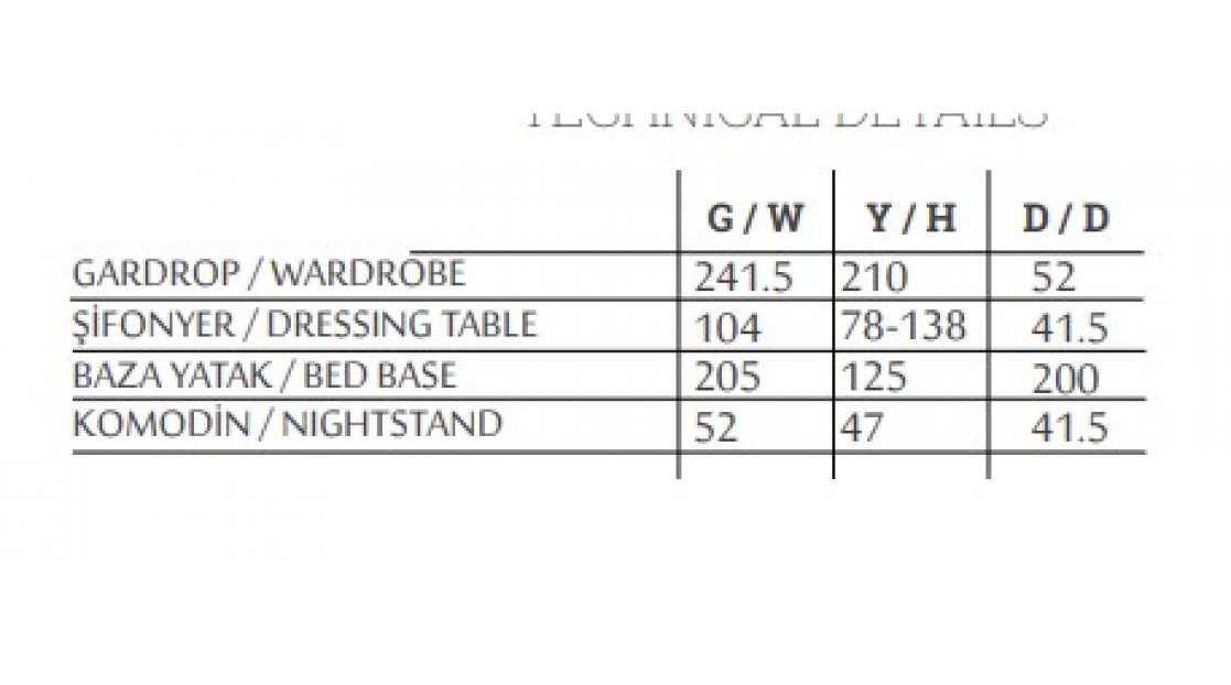 GÖKÇE YATAK ODASI TAKIMI GÖKÇE YATAK ODASI TAKIMI
