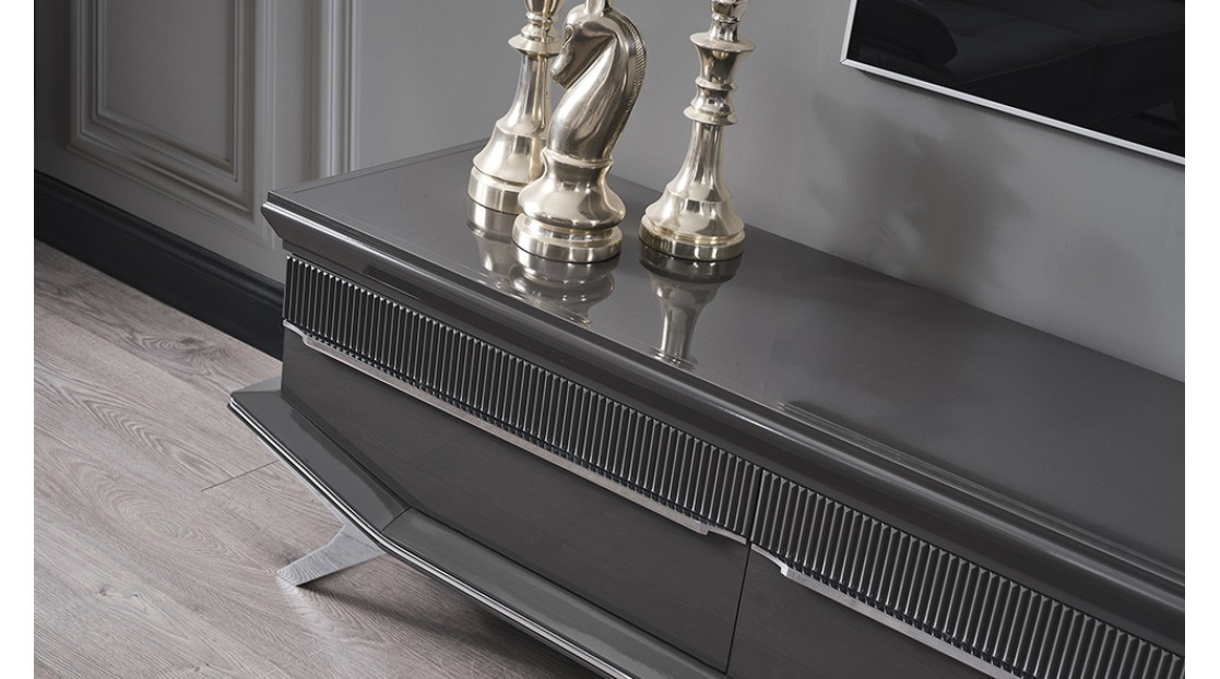 Villa Antrasit Krom Yemek Odası