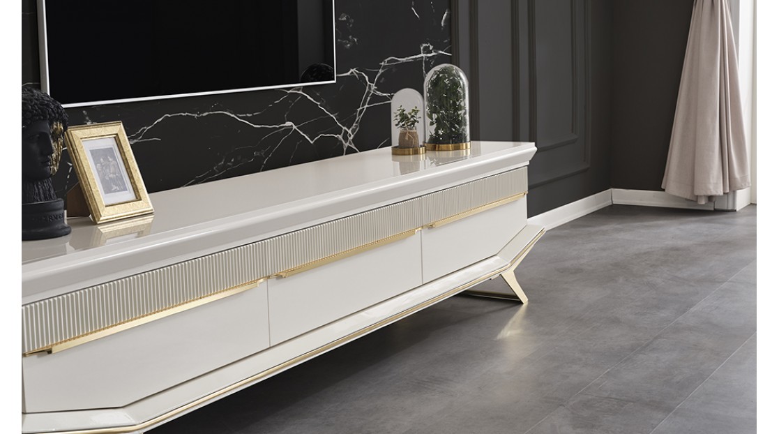 Villa Beyaz Gold Yemek Odası