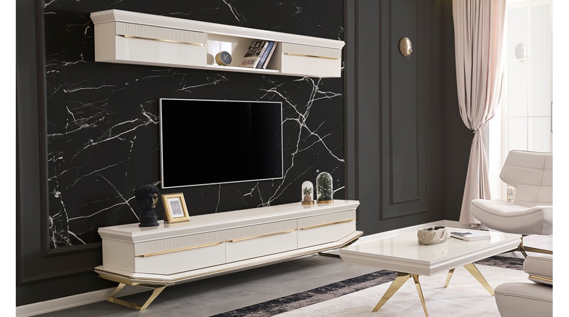 Villa Beyaz Gold Yemek Odası